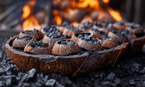 Coconut Shell Charcoal Briquettes Coconut Shell Charcoal Briquettes