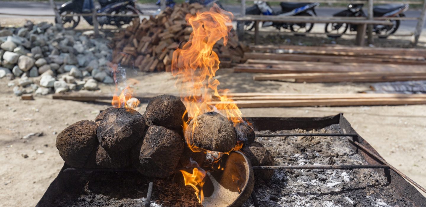 view-firewood-barbecue-grill
